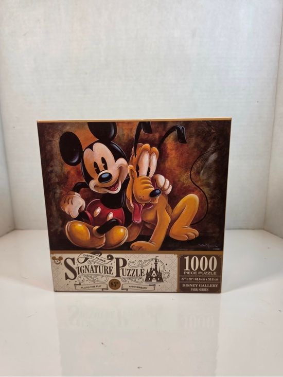 Disney Other - Disney Parks Mickey and Pluto The Pup 85th Anniversary Signature Puzzle 1000 Pcs
